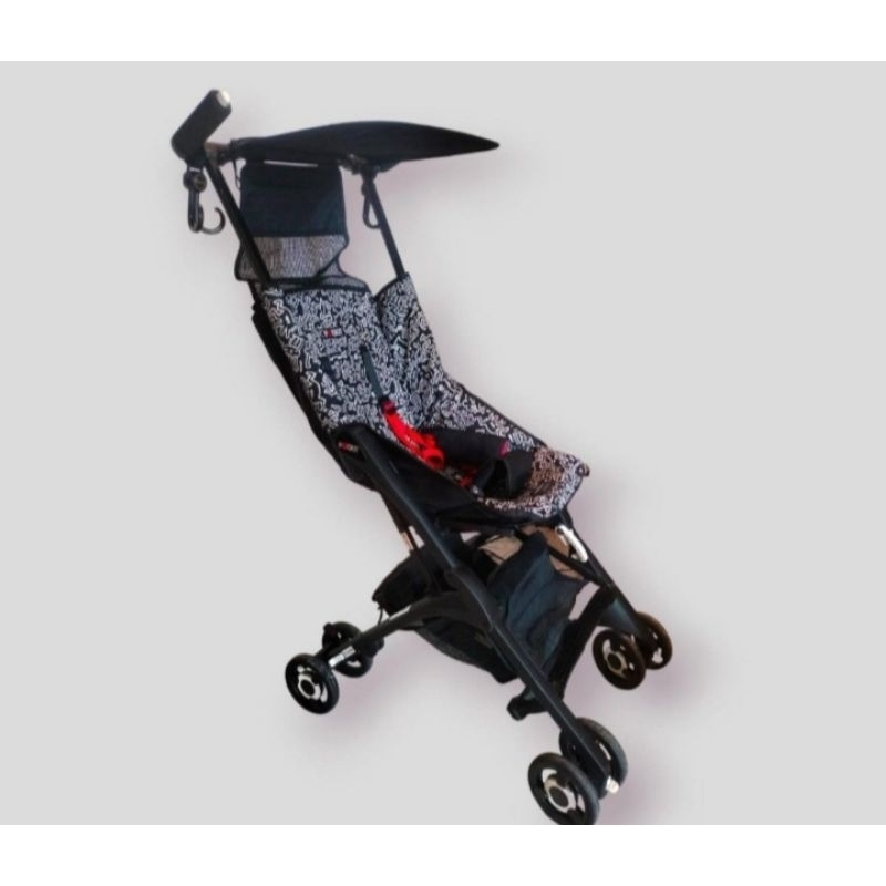 preloved Stroller pockit Keith haring limited edt