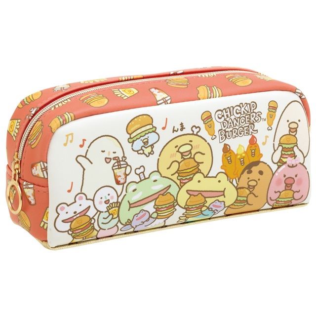 

Pencil Case San-X Chickip Dancers Burger Theme Kotak Pensil Storage Pouch Limited Edition