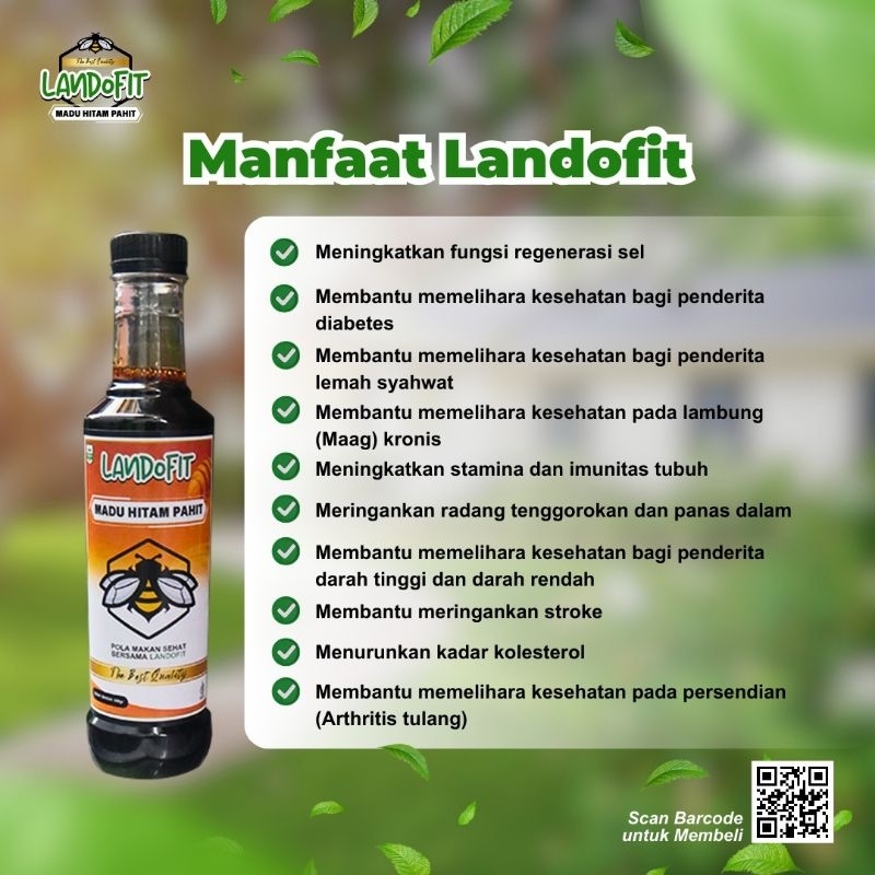 

[Landofit] Madu Hitam Pahit 500ml
