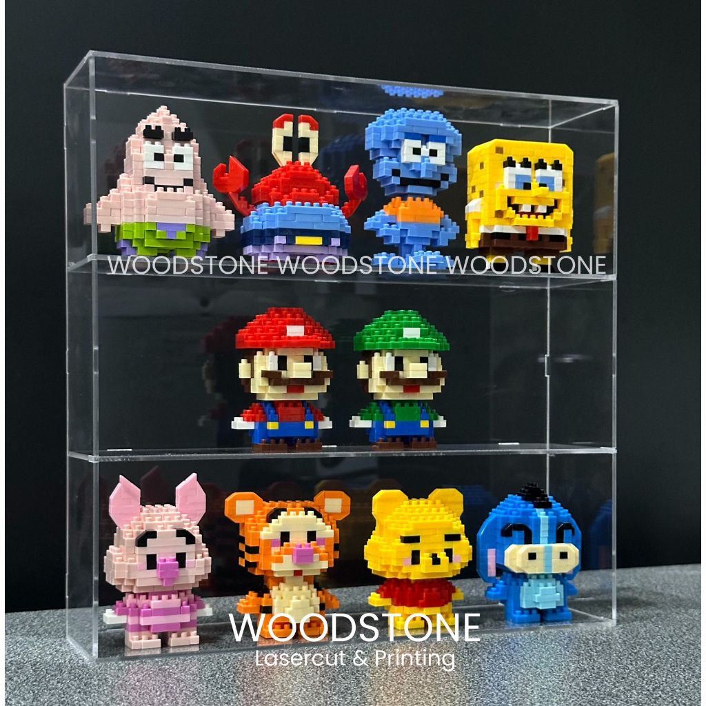 Rak Susun Die Cast / Display Figure / Akrilik Lego / Acrylic Gundam / Acrilic Hot Wheels