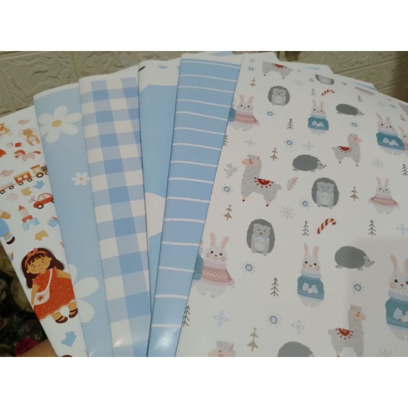 

6pcs BIGBOSS Sampul Buku Pelajaran Sampul Buku Aestetik Sampul Buku Tulis