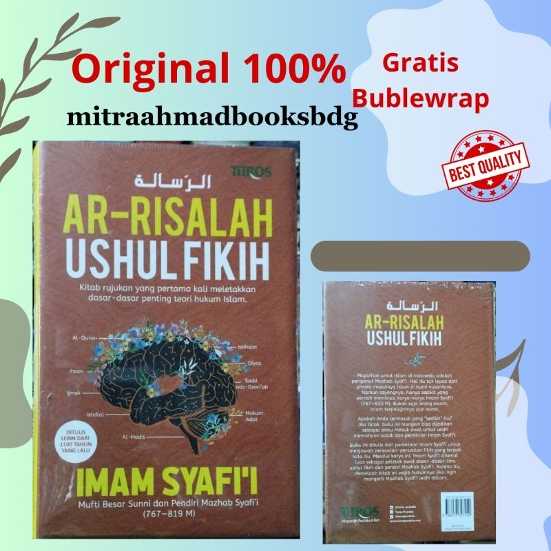 Ar Risalah Ushul Fikih Fiqih Fiqh Imam Asy Syafii kitab rujukan yang pertama kali melatakkan dasar-d