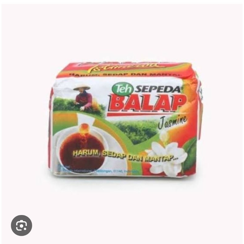 

Teh Tabur Cap Sepeda Balap Merah Premium Melati(Jasmine) 1Slop|Free Kopi Sachet/Penyedap Rasa