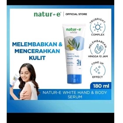 Natur-E White  Hand Body Serum Brightening 180 ml Skincare