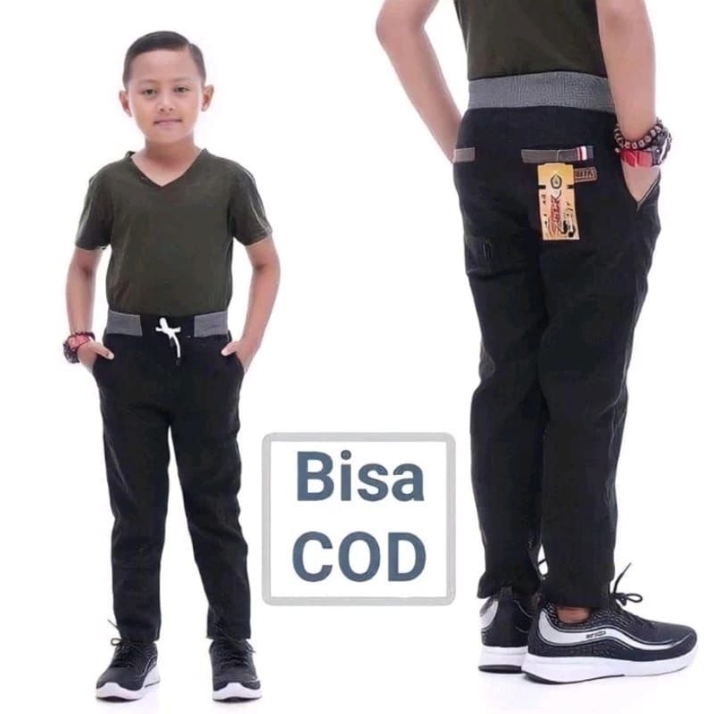 Celana Chinos Anak | Celana Panjang Anak | Chinos Anak Panjang Laki Laki Usia 4-12 Tahun