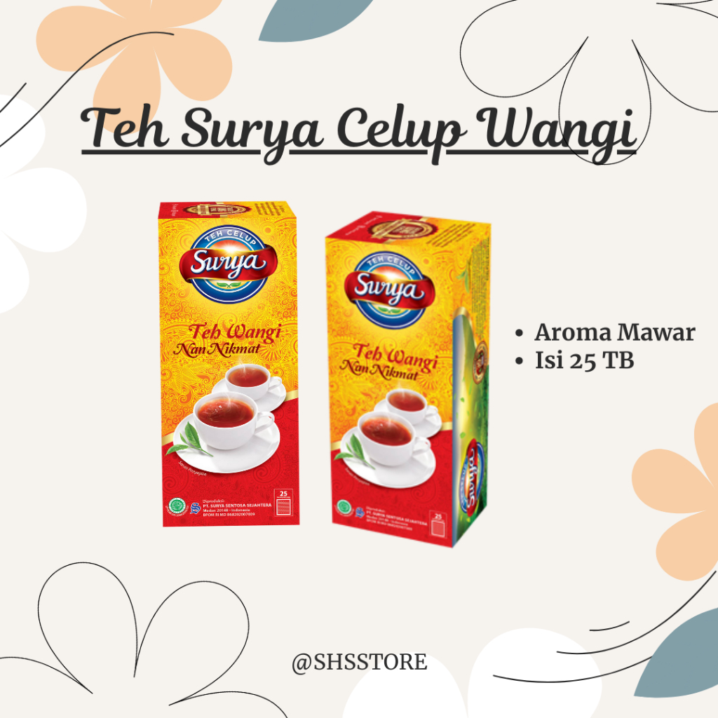 

Teh Surya Celup Wangi Aroma Mawar