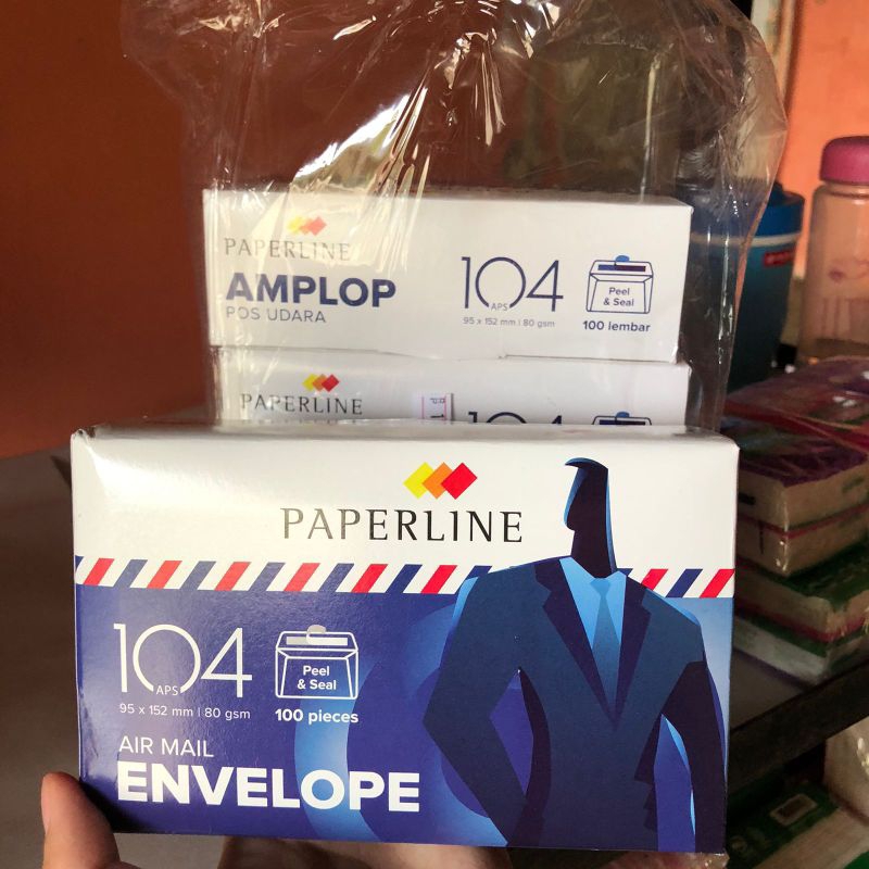 

Amplop PAPERLINE AIR MAIL ENVELOPE 100pcs