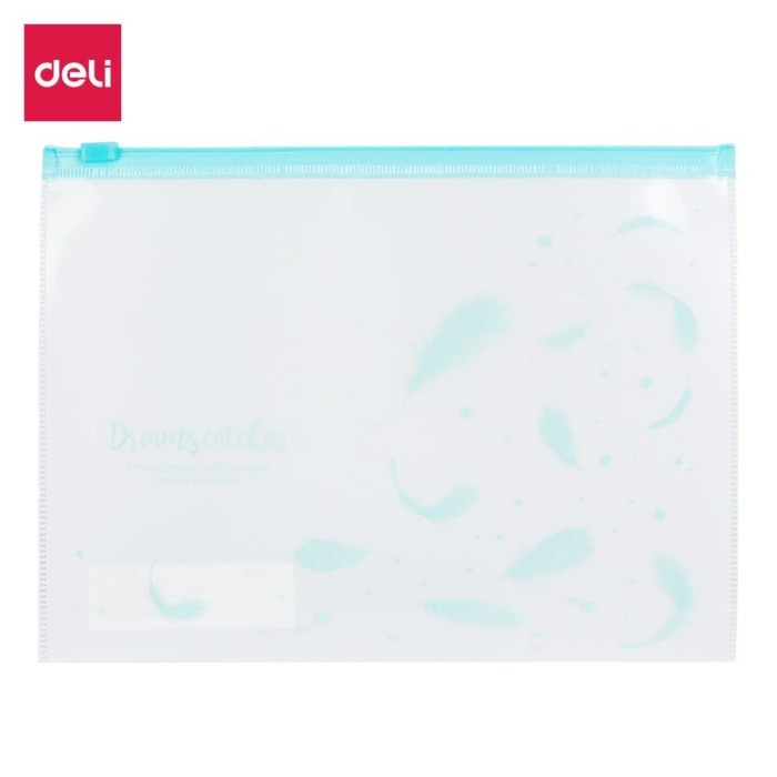 

Deli File zip Bag / Map zipper / Tas Map Plastik Anti Air 5581