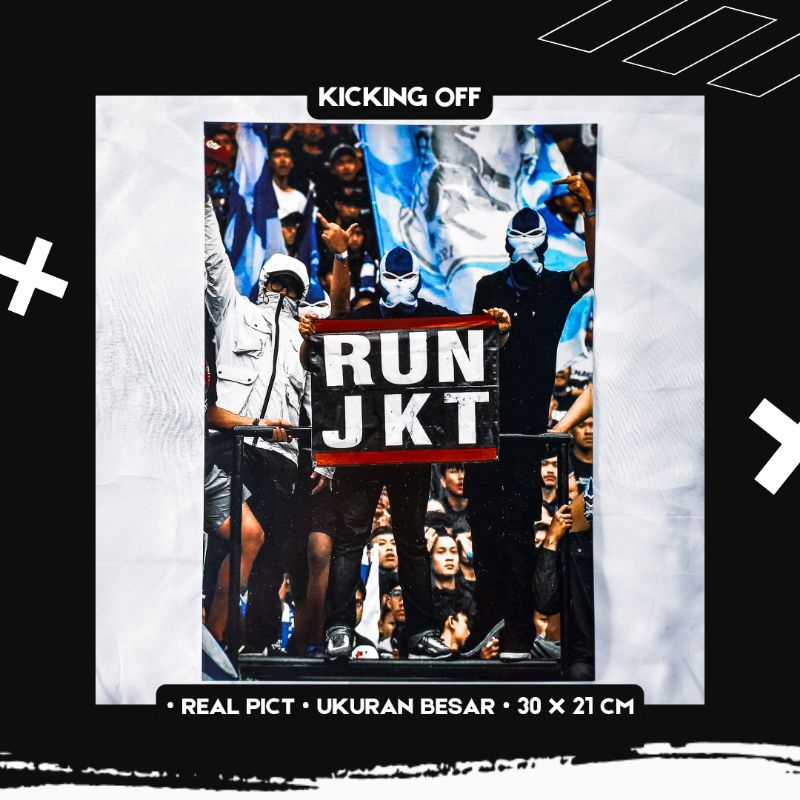 Poster Dinding Suporter Bobotoh Casuals | Persib Bandung | Poster Northernwall | Ultras Persib | FCC