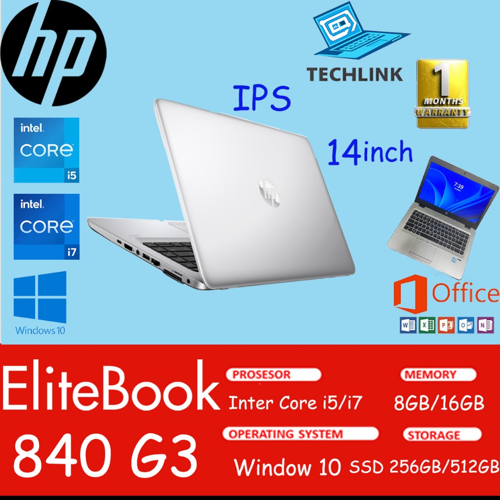 Laptop HP ELITEBOOK 840 G3 laptop 8G RAM 256GB SSD