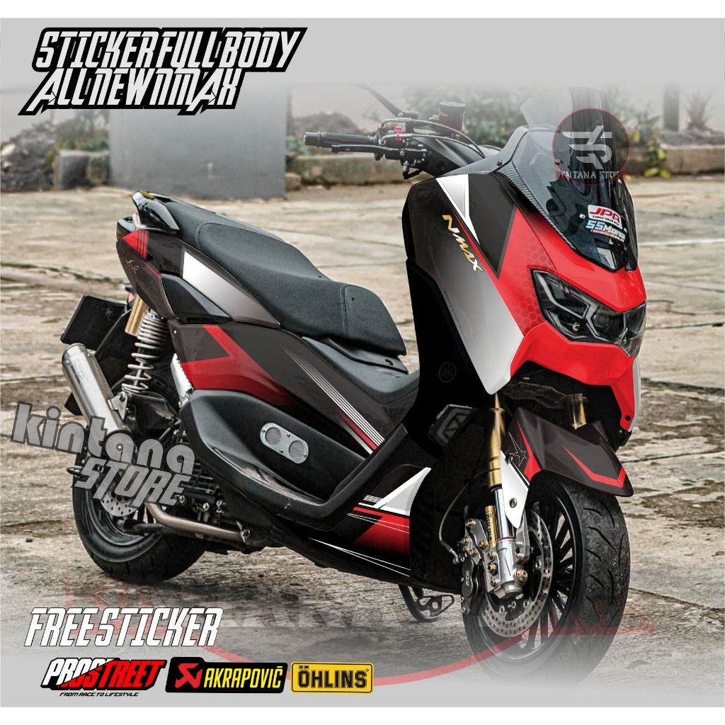 Decal Stiker Motor Decal Nmax 2020 2021 2022 Modifikasi Variasi Aksesoris Full Body Sticker 2021 Nma