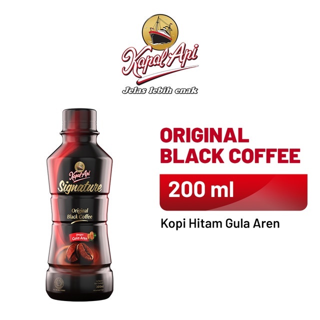 

KAPAL API Signature Original Black Ready to Drink 200 ml