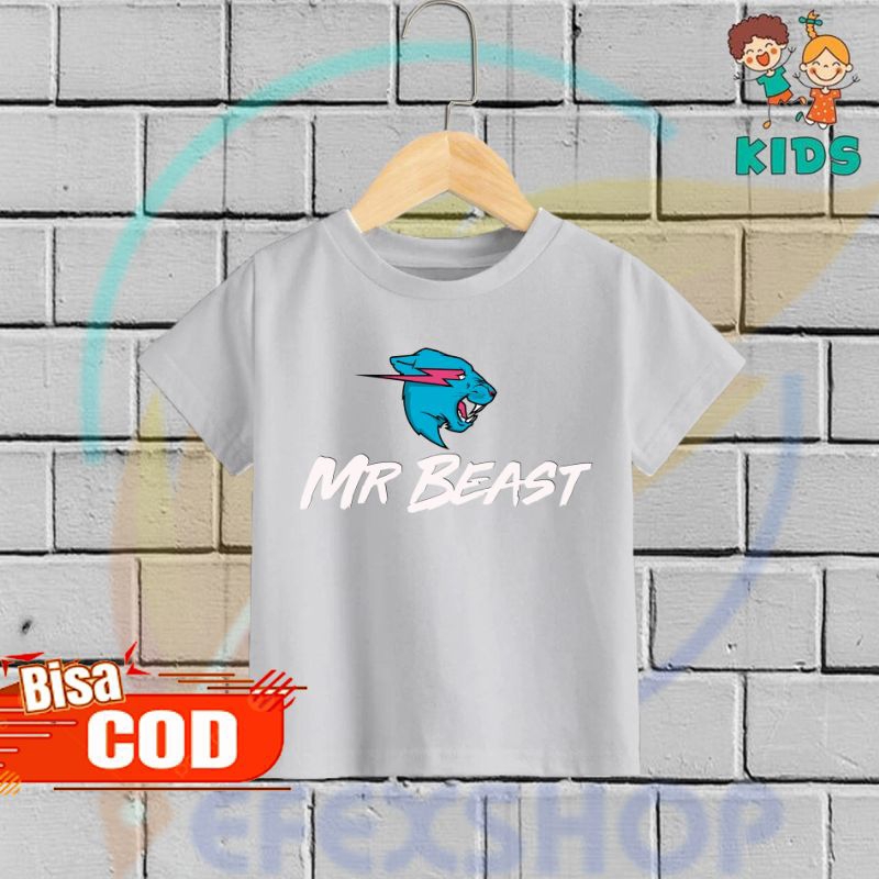 KAOS ANAK MR.BEAST KAOS BAJU ANAK MR BEAST