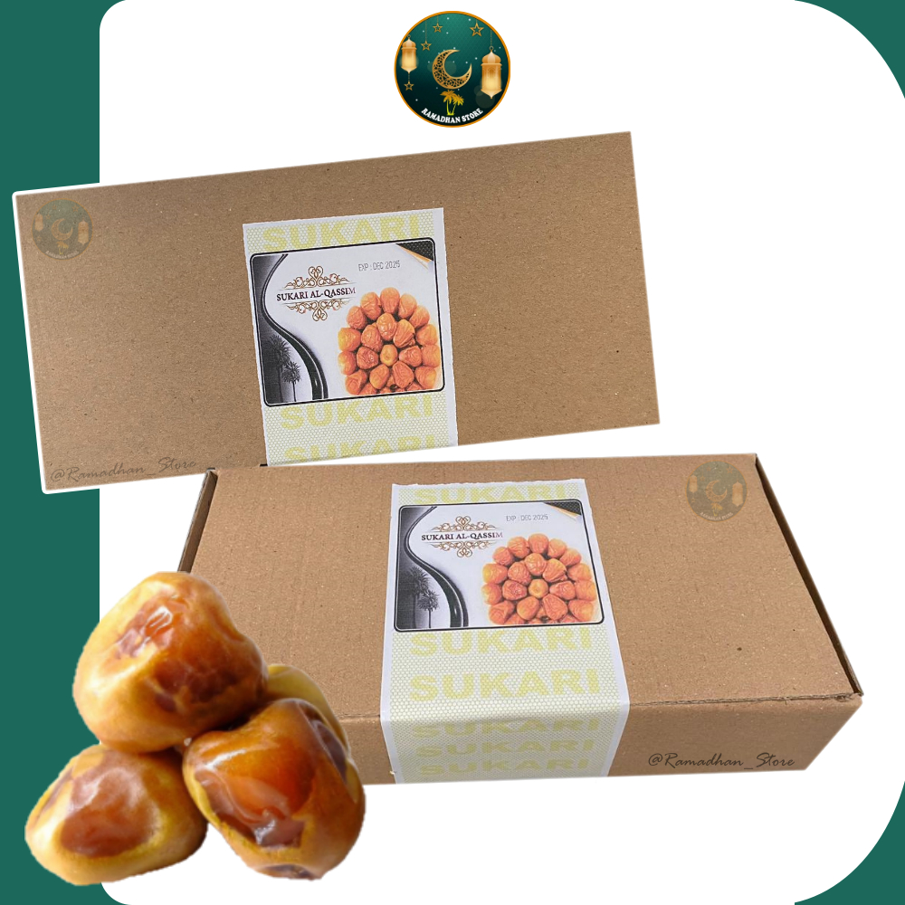 

KURMA SUKARI[500GR]//kurma sukari enak lembut premium [Kemasan Dus Coklat]