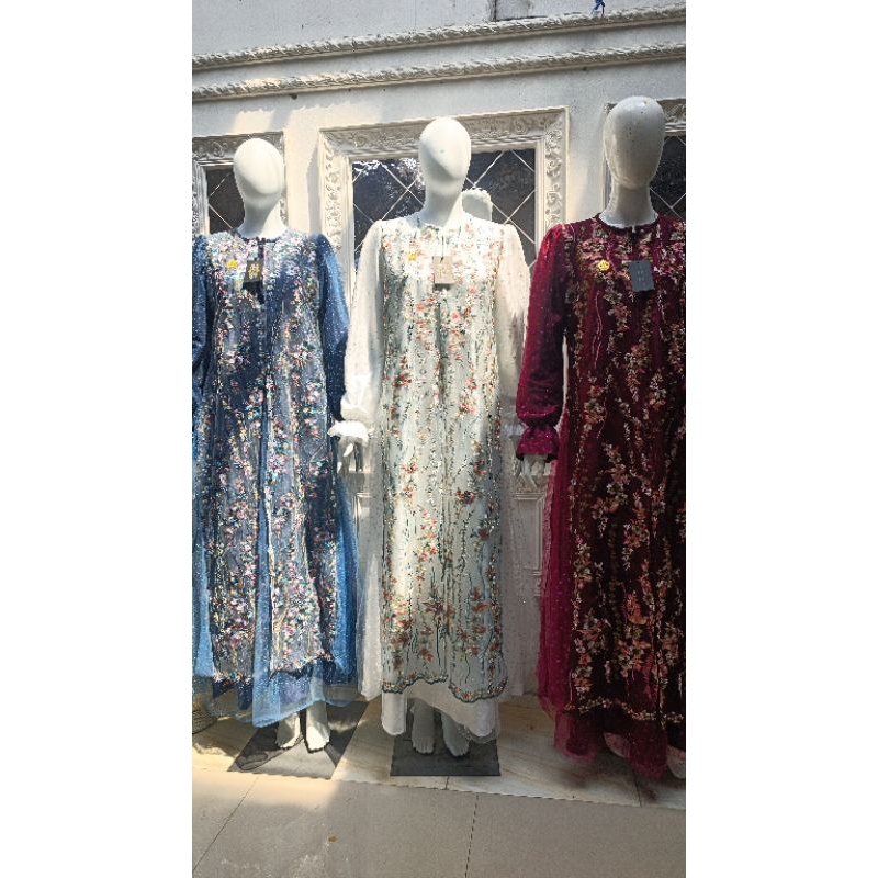 NEW [GAMIS BRUKAT DRESS ALUNA BY ORI BT ELZISHA]