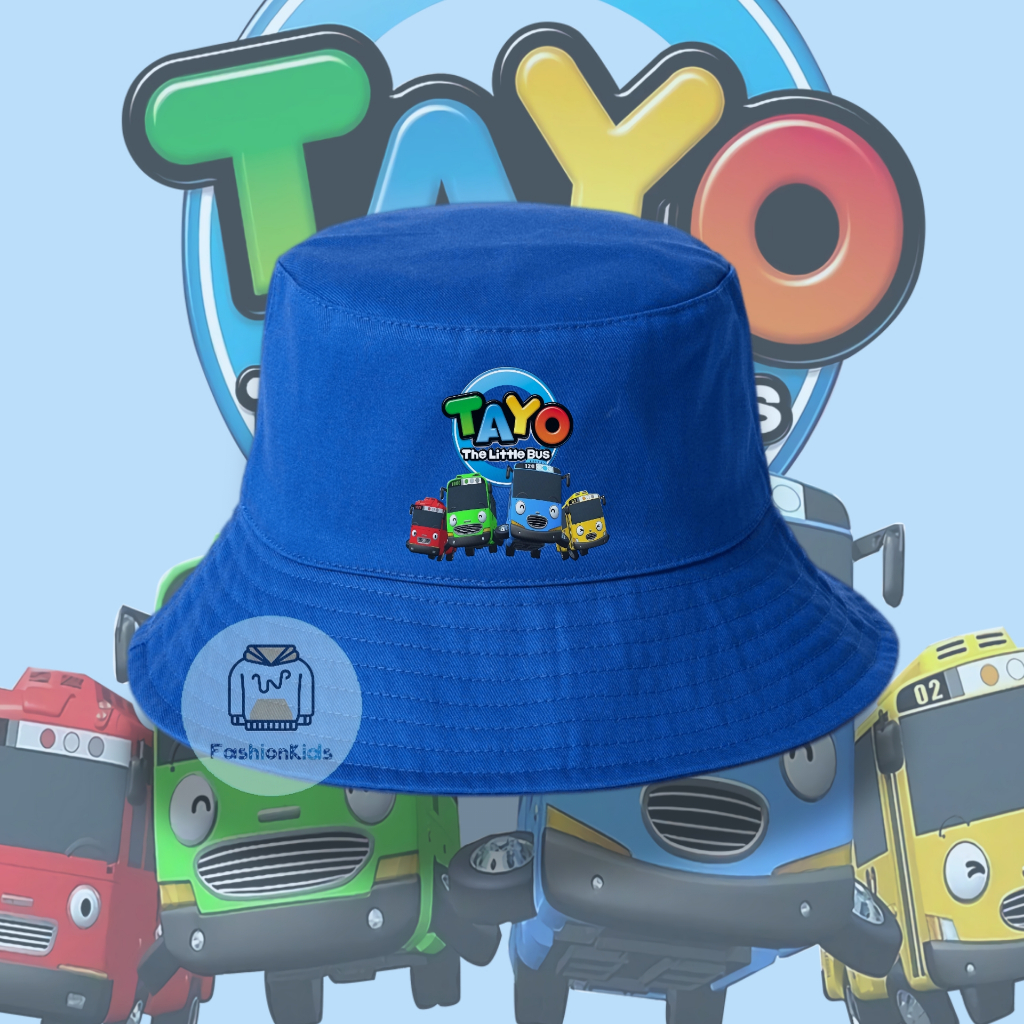 Topi Bucket Anak Tayo / Topi Anak Tayo
