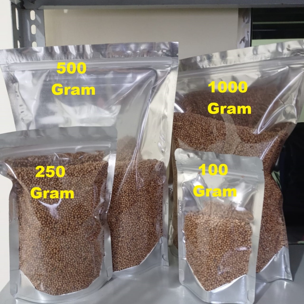 

Biji Ketumbar premium super coriander seed 250Gram