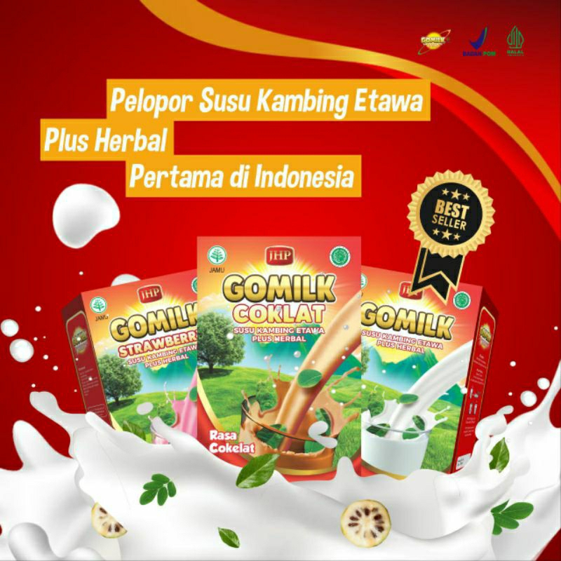 

Susu Kambing Etawa Susu Gomilk Original Bariklana // Susu Kesehatan Herbal Alami Best Seller Terlaris Susu Enak