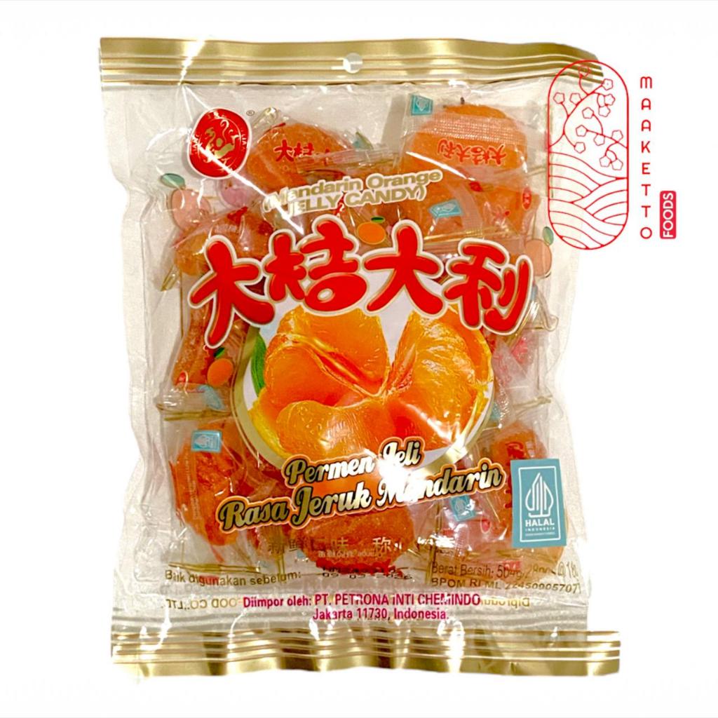

Permen Jelly Jeruk / Permen Jelly Rasa Jeruk Mandarin / Permen Jeli / Orange Jelly Candy Chen Liang Ji 500gr