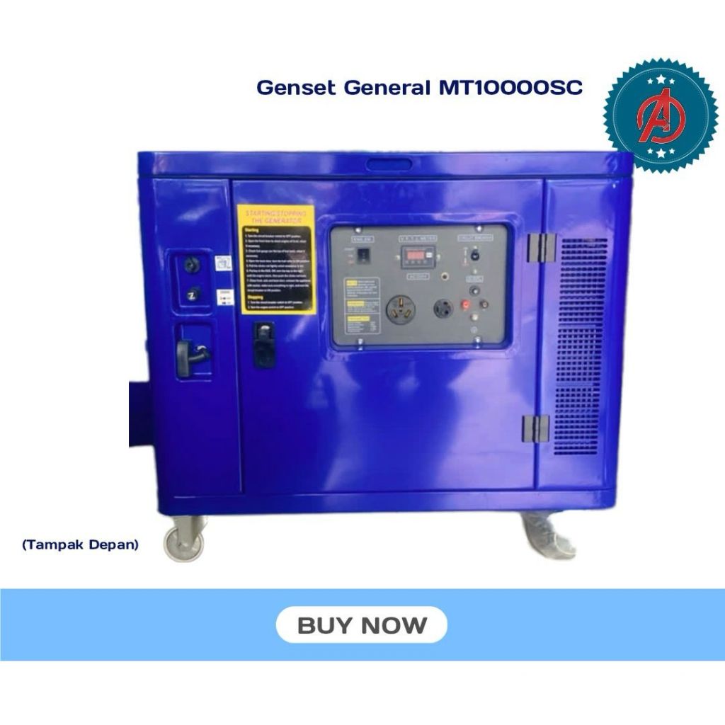 Genset Silent General MT10000SC (7000Watt, 1Phase)/ Genset silent bensin
