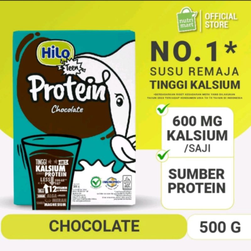 

HILO TEEN CHOCOLATE 500 GR SUSU TINGGI KALSIUM