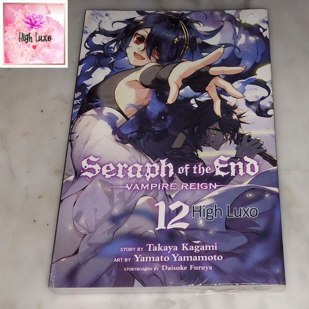 Buku Komik Seraph Of The End Vampire Reign Vol 12 English Comic Book Manga Seri IMPOR IMPORT ORIGINA