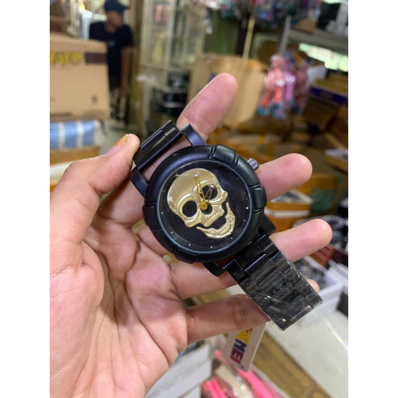Jam Skmei  9195 tengkorak original