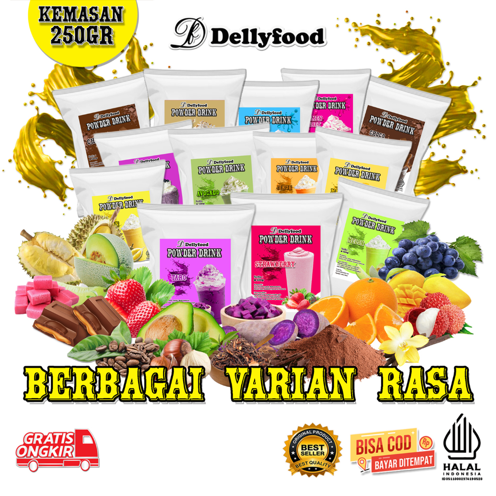 

Bubuk Minuman 250gr Berbagai Varian Rasa