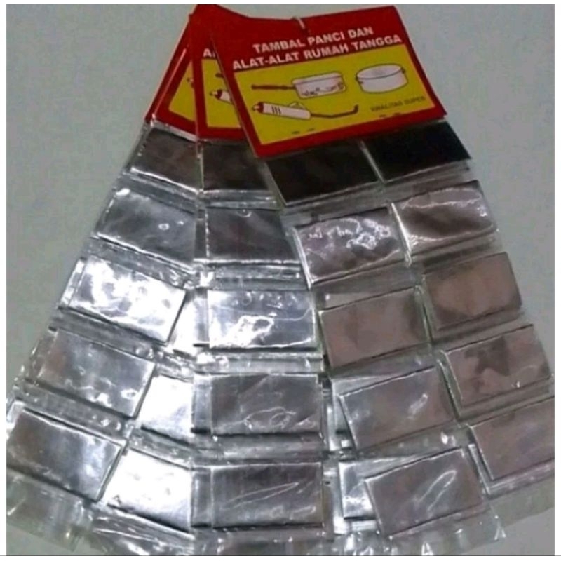 tambal panci/tambal panci bocor/tambal alumunium isi 5 pcs