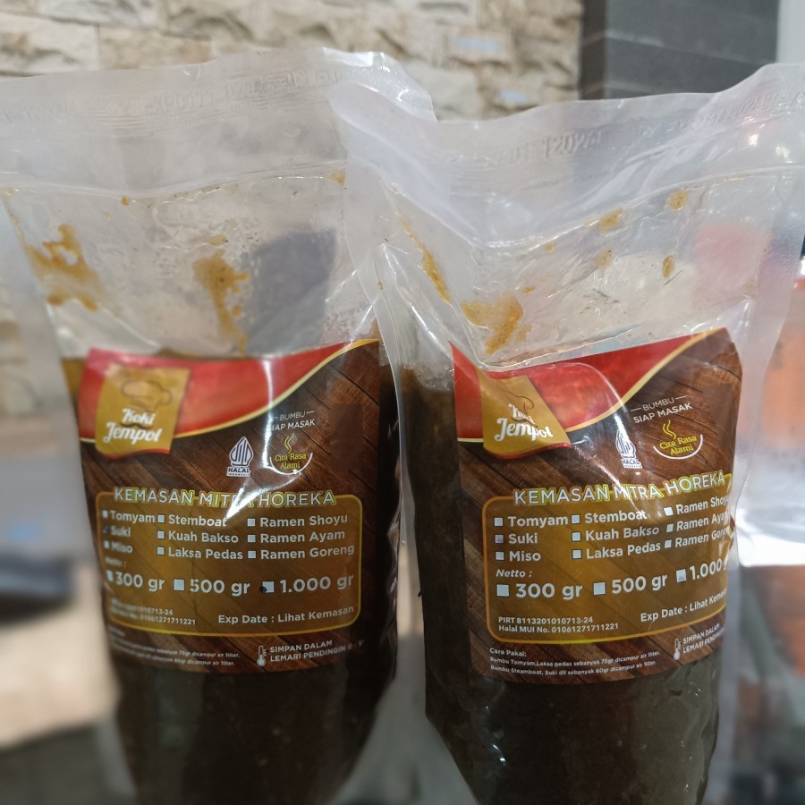 

bumbu suki horeca koki jempol siap pakai 1 kg murah halal