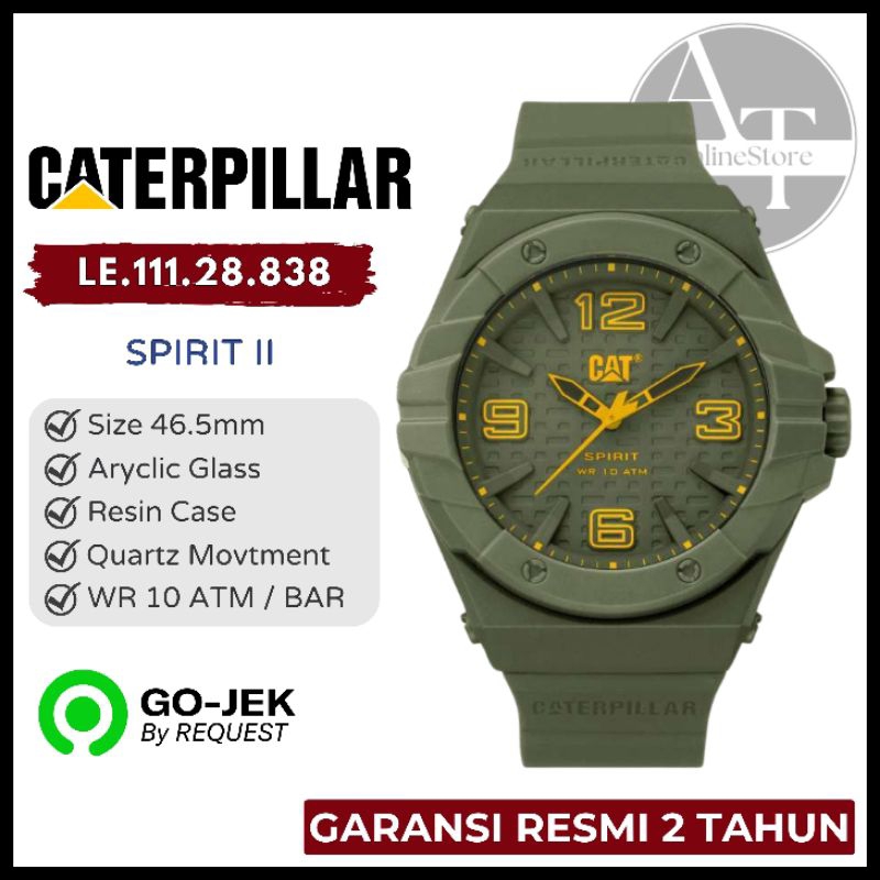 Jam Tangan Pria Caterpillar CAT LE.111.28.838 Spirit II ORIGINAL Resmi