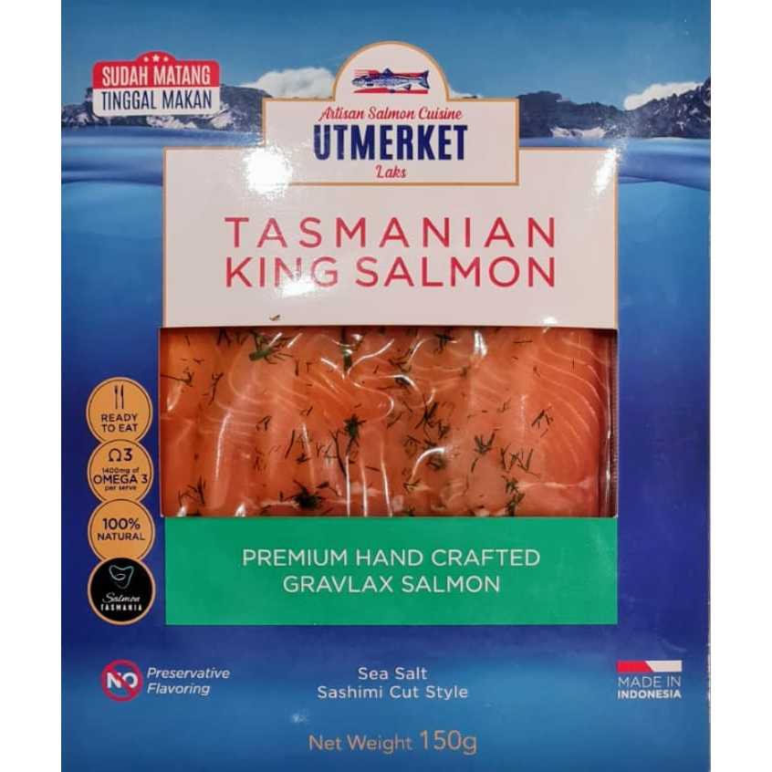 

SALMON - UT MERKET LAKS TASMANIAN KING SALMON - GRAVLAX SALMON