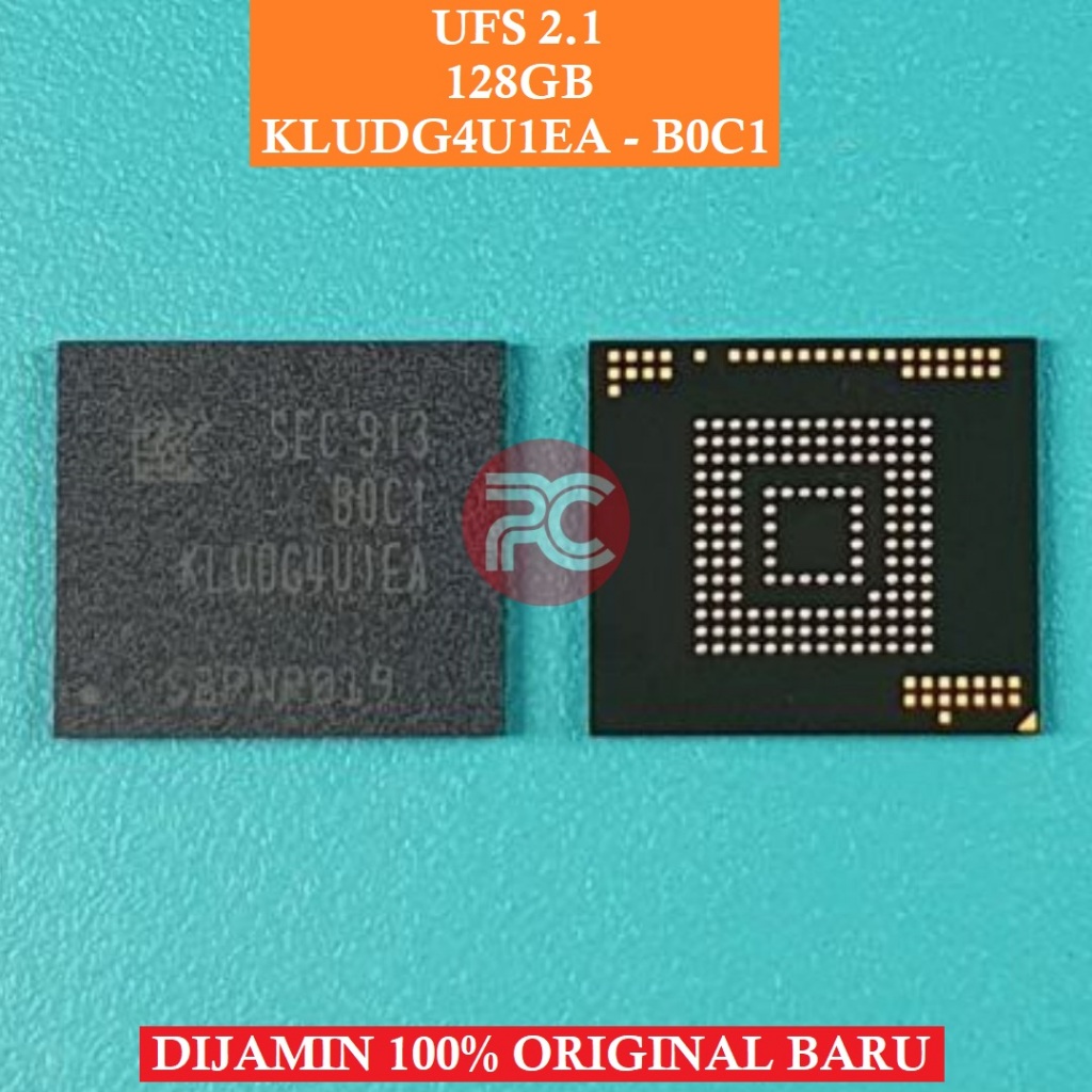 IC UFS 128 GB 2.1 KLUDG4U1EA B0C1 Original New Baru 128GB UFS 2.1