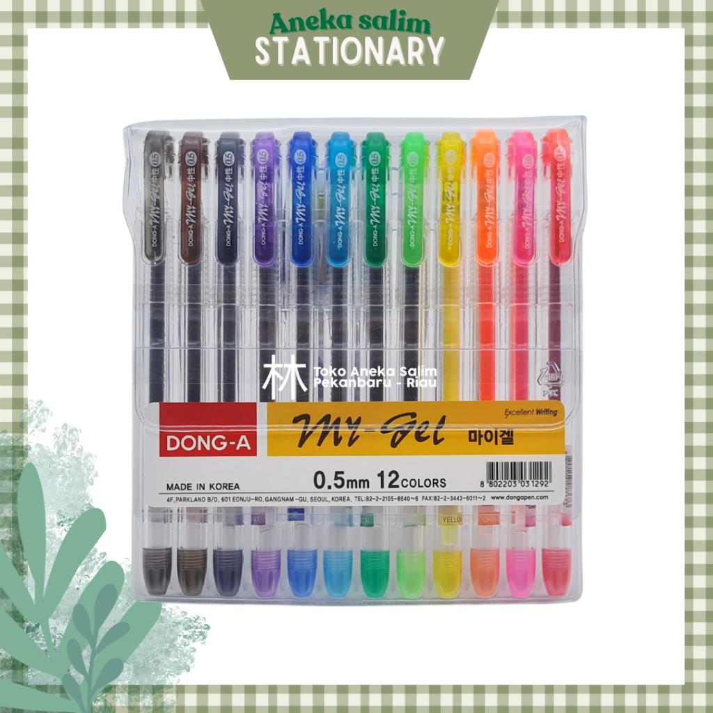 

Anekasalim - Pena warna Dong-a my gel 10 & 12 set