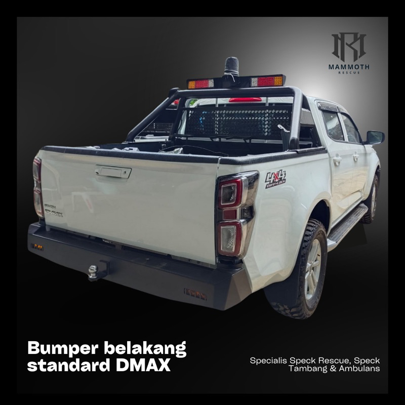 Bumper belakang standard dmax