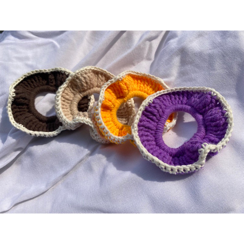 Crochet Scrunchies | Ikat Rambut Rajut