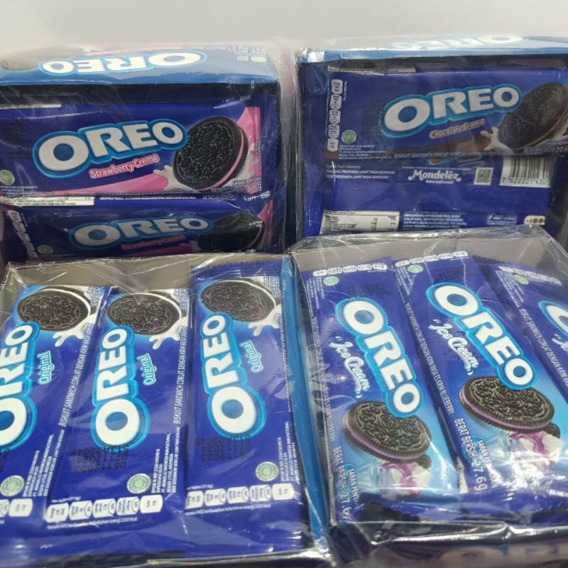 

BISKUIT OREO 1 BOX ISI 12 BUNGKUS OREO 3 KEPING blackpink blek ping blackping