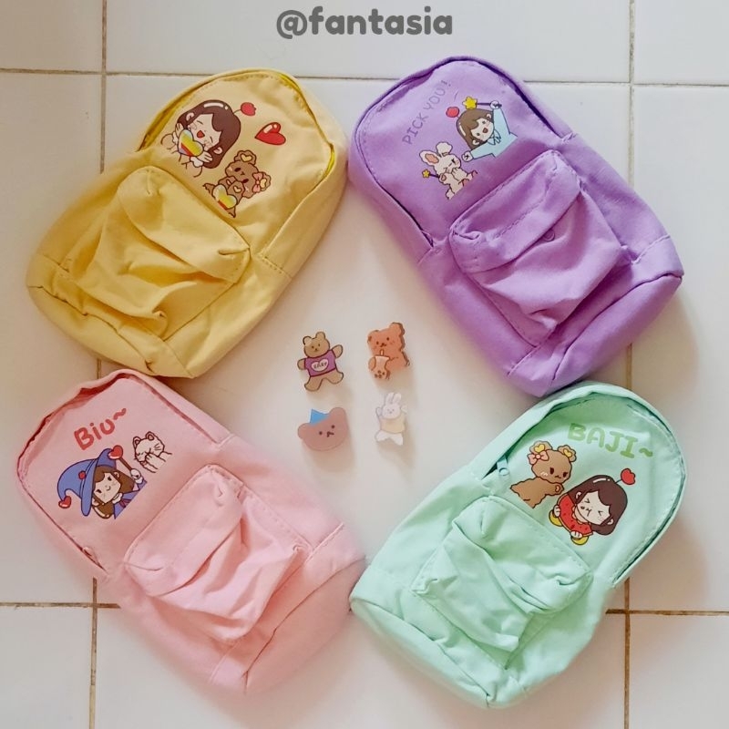 

Kotak Pensil Kanvas (Bonus 1 Buah Bros)