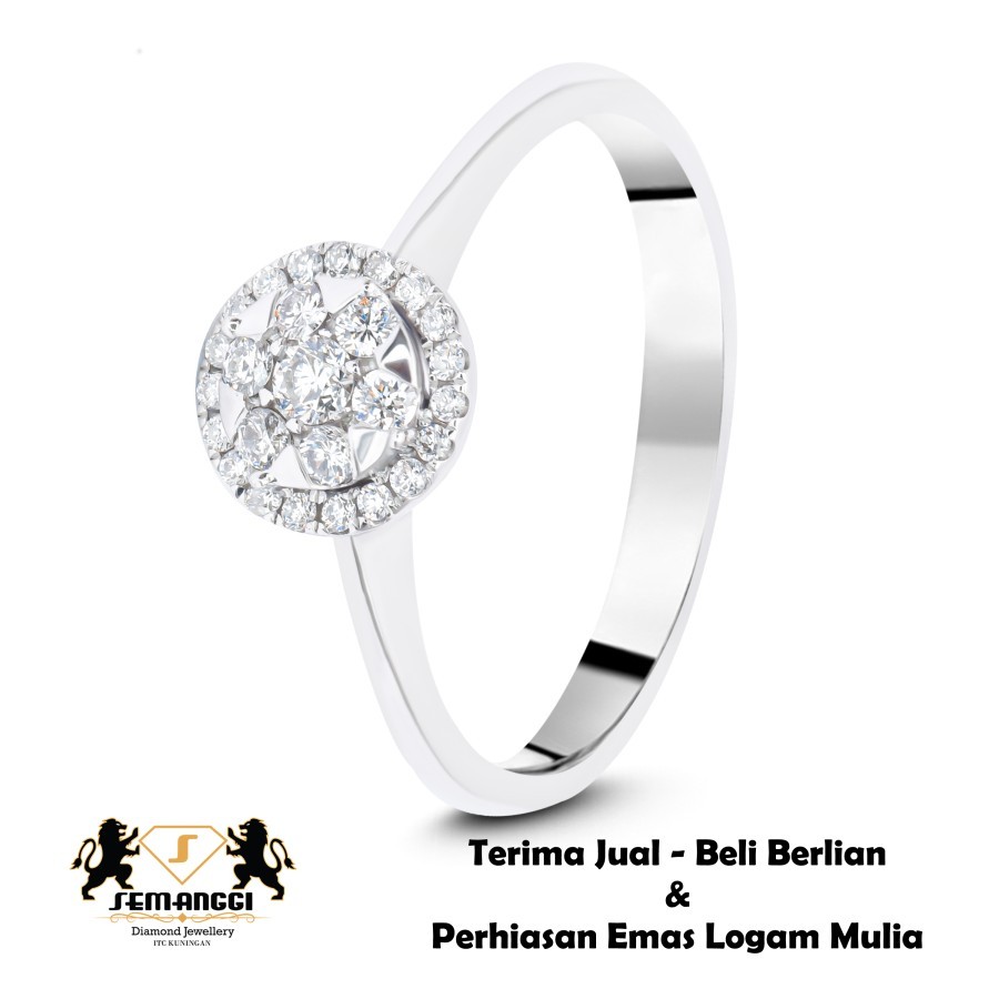 Cincin Berlian Wanita Fashion SMG 975 - Semanggi Jewellery