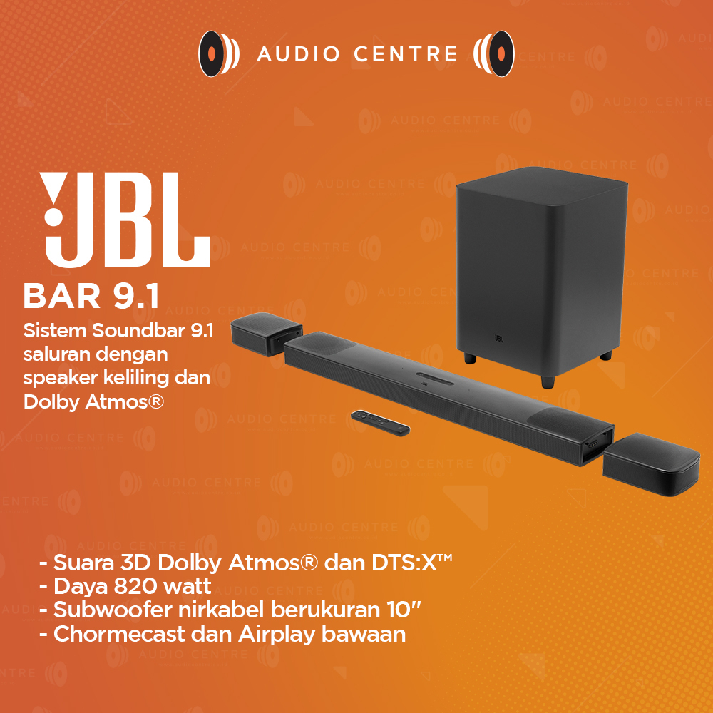 JBL BAR 9.1 True Wireless Surround with Dolby Atmos