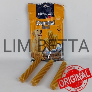 ( 1 PCS ) VITAKRAFT DENTAL STICK MEDIUM/ MAKANAN ANJING DENTAL STICK