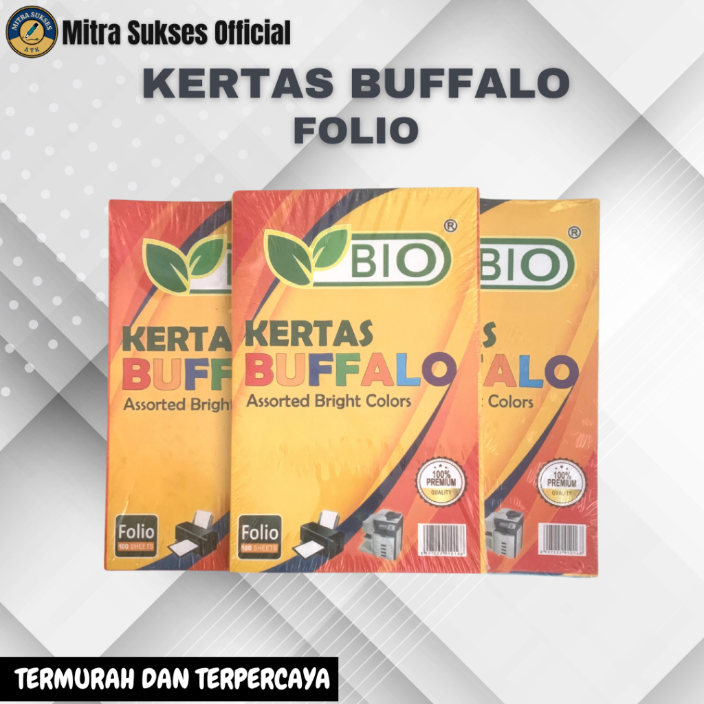 

[per 50 lembar] KERTAS BUFFALO UKURAN FOLIO