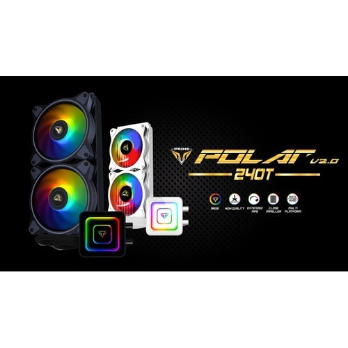 KIPAS HEATSINK FAN PROCESSOR PRIME POLAR V2 240T WATER COOLIN RADIATOR