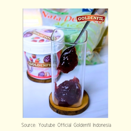 

MAMA.YOOL - Goldenfil Strawberry 1 kg FREE PACKING / Filling Topg Roti / Selai Buah Strawberry