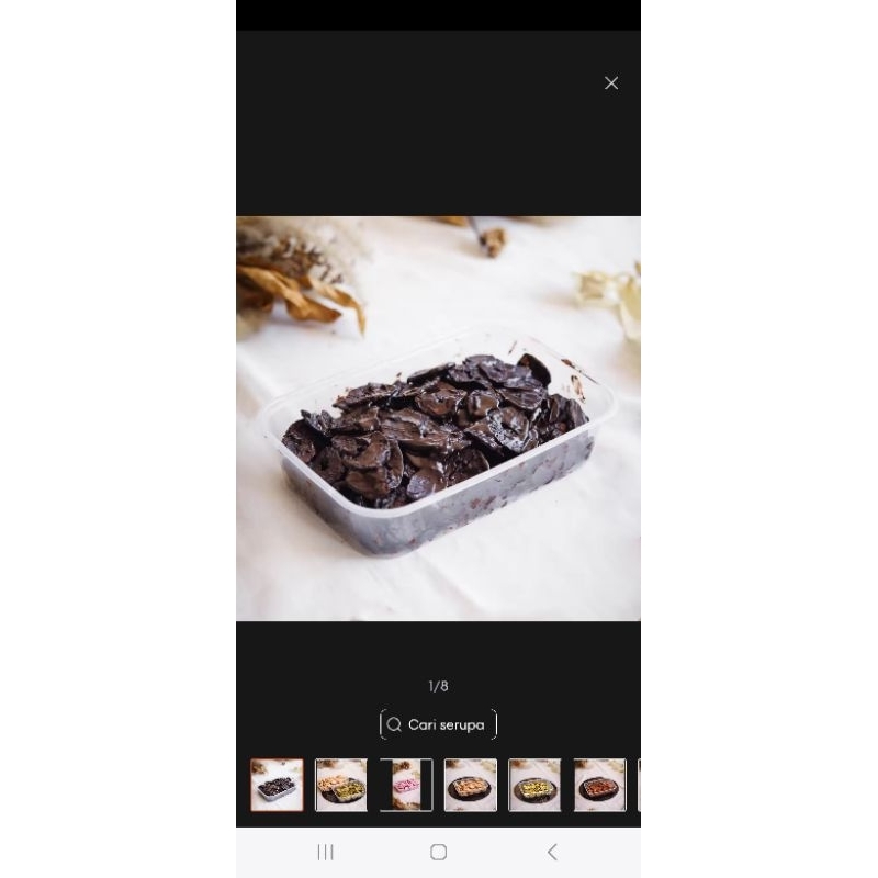 

kripik pisang coklat lumer