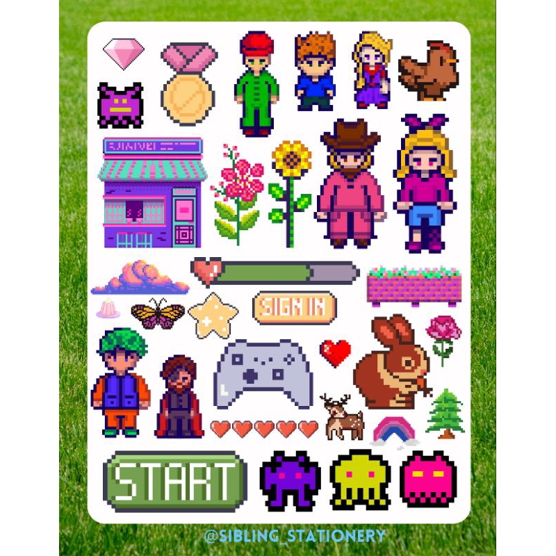 

Pixel Stickers