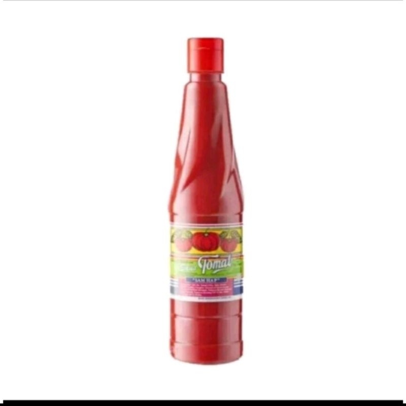 

Saus Tomat Sam Hap Cap Tiga TomatORIGINAL kemasan botol plastik isi 630ml