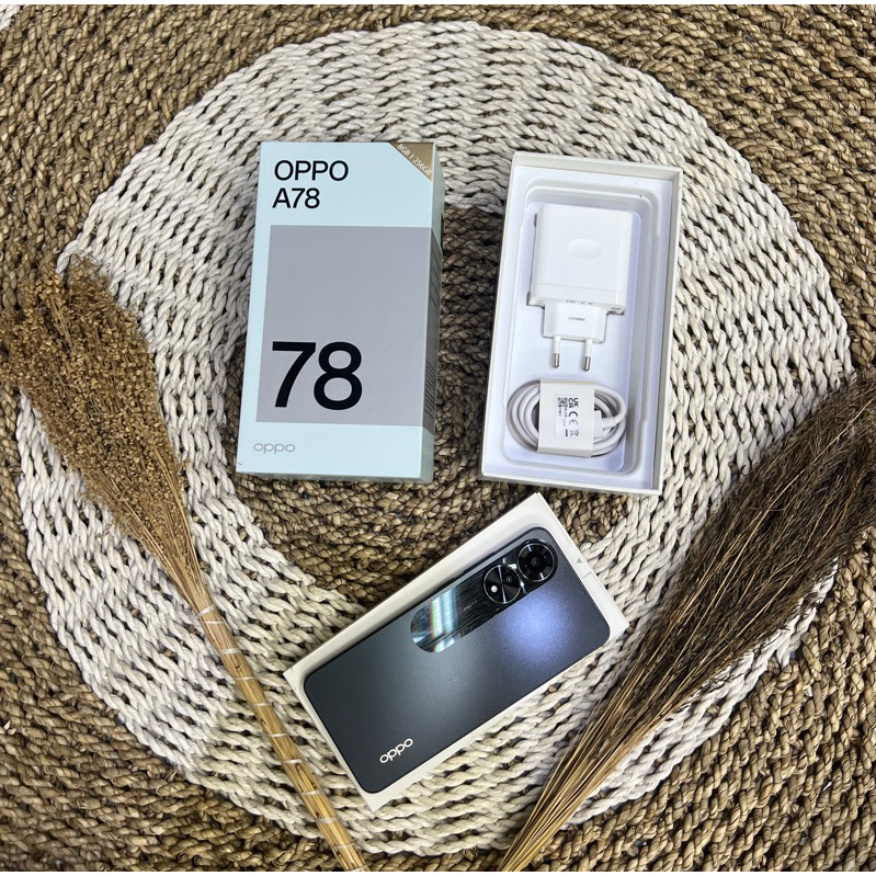 OPPO A78 4G 8/256 SECOND MULUS FULLSET ORI RESMI INDONESIA