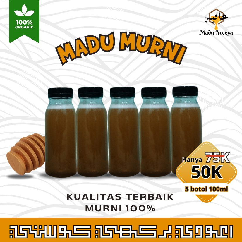 

Madu Murni Super Hemat (5 Botol)