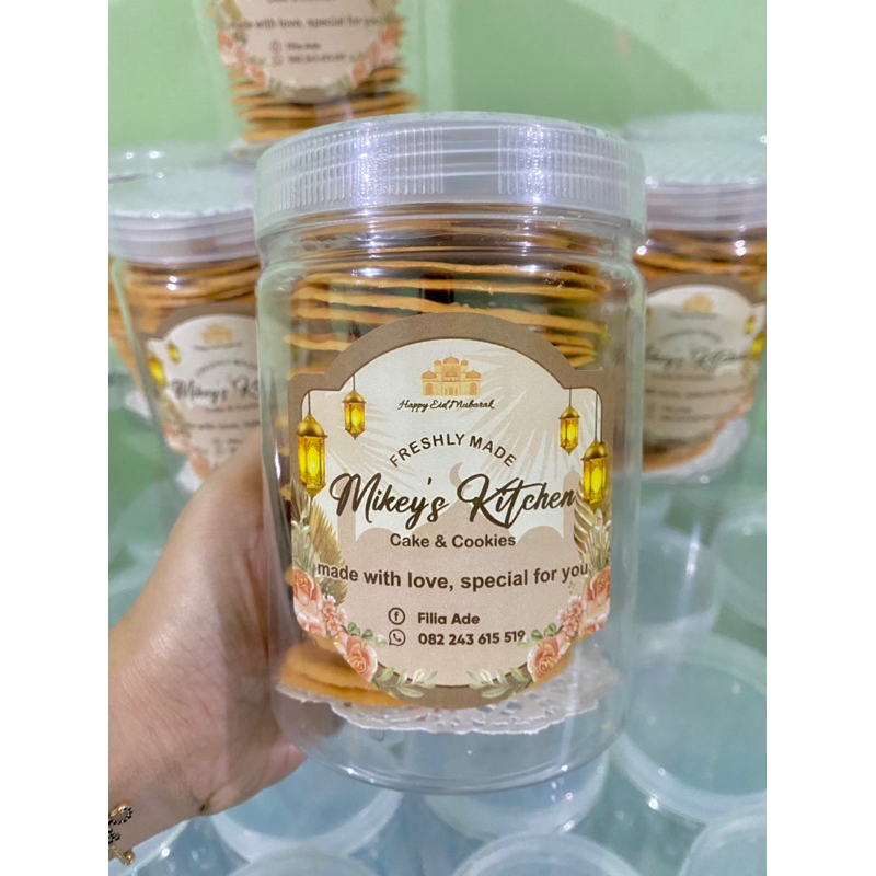 

Almond crispy cheese premium/kue kering premium/toples 800ml